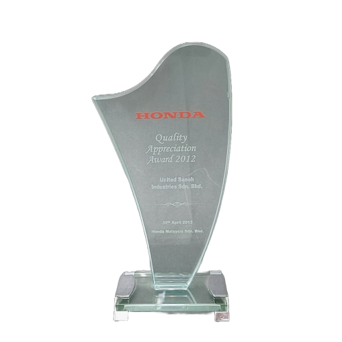 Honda – Quality Appreciation Award 2012 Honda - Quality Appreciation Award 2012
